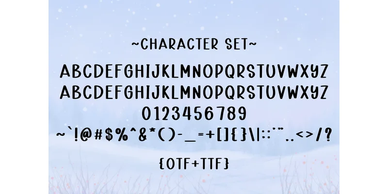 Winter Wonderland Font by SiapGraph — Sans Serif Font — thumbnail 3