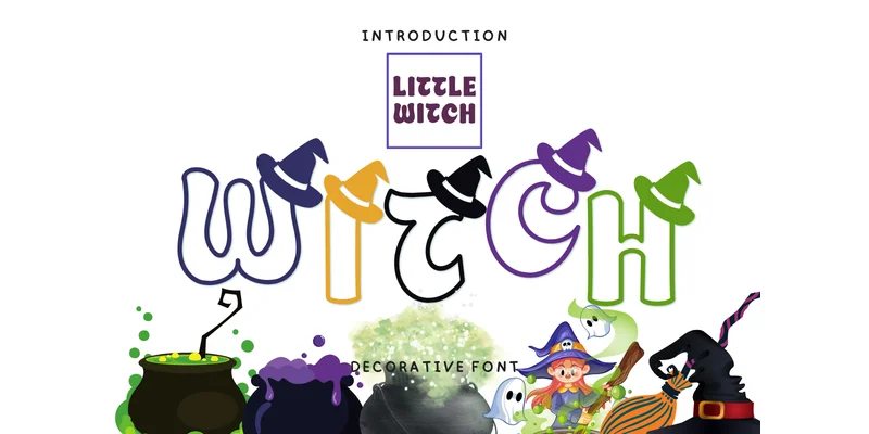 Witch Font by Bee piyanuch by Bee piyanuch — Decorative Font