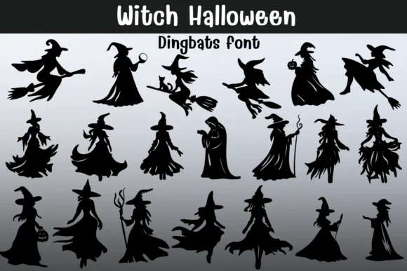 Witch Halloween by Sontaya — Dingbats Font