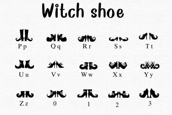 Witch Shoe by Nongyao — Dingbats Font — thumbnail 3