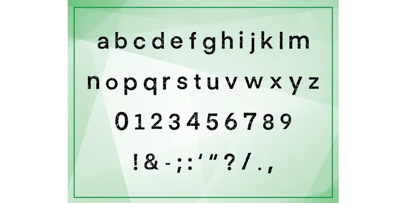 Witty Polygon Font by Happy Bamboo by Happy Bamboo — Display Font — thumbnail 3