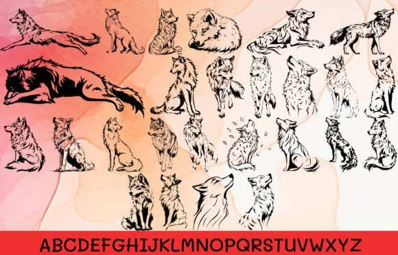 Wolf Wolf by MOMAT THIRTYONE — Dingbats Font — thumbnail 2