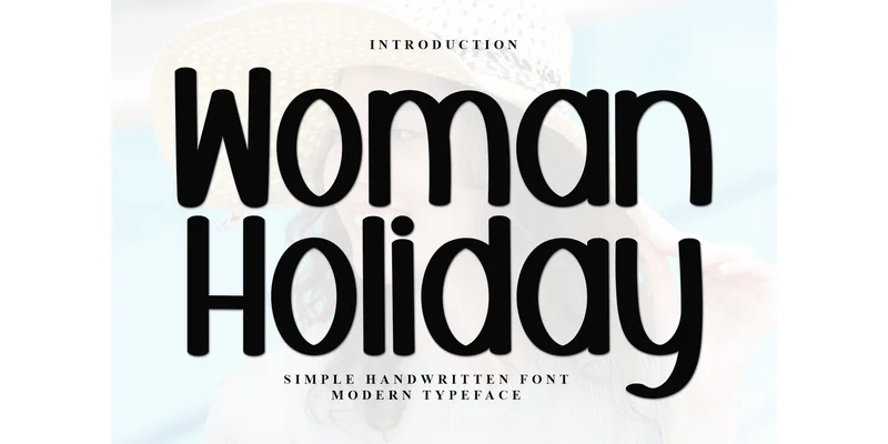 Woman Holiday Font by Inermedia STUDIO by Inermedia STUDIO — Sans Serif Font
