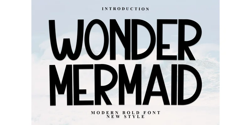 Wonder Mermaid Font by Inermedia STUDIO by Inermedia STUDIO — Sans Serif Font