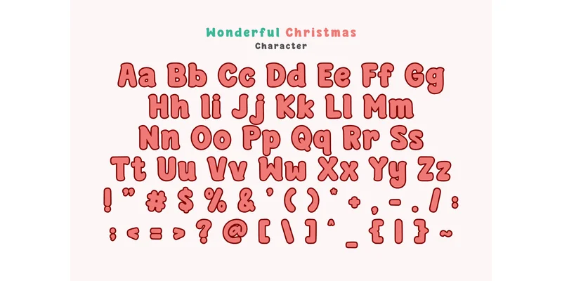 Wonderful Christmas Font by SiapGraph by SiapGraph — Display Font — thumbnail 2