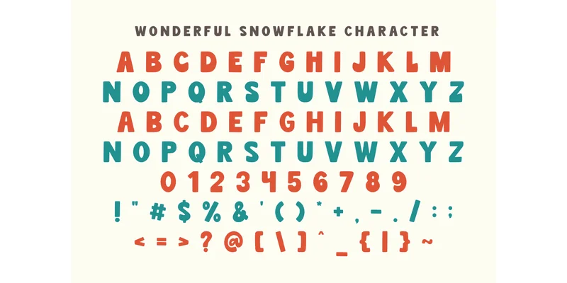 Wonderful Snowflake Font by SiapGraph by SiapGraph — Display Font — thumbnail 2