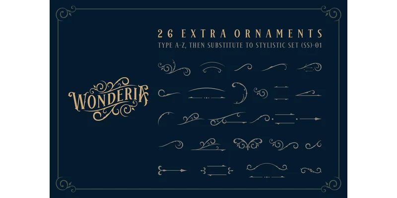 Wonderia Font by Keithzo (7NTypes) by Keithzo (7NTypes) — Display Font — thumbnail 5
