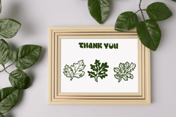 Woodland Leaves by Nongyao — Dingbats Font — thumbnail 7