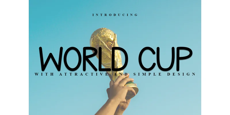 World Cup Font by PAYJHOshop by PAYJHOshop — Sans Serif Font