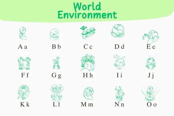 World Environment by Nongyao — Dingbats Font — thumbnail 2