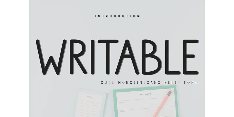 Writable Font by FreshTypeINK by FreshTypeINK — Sans Serif Font