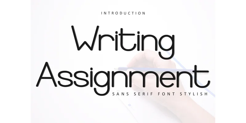 Writing Assignment Font by Inermedia STUDIO by Inermedia STUDIO — Sans Serif Font