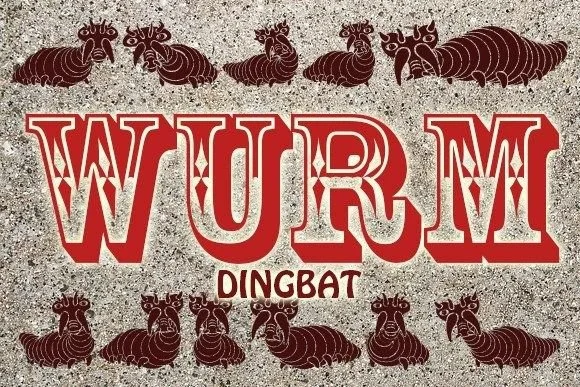 Wurm by vladimirnikolic — Dingbats Font