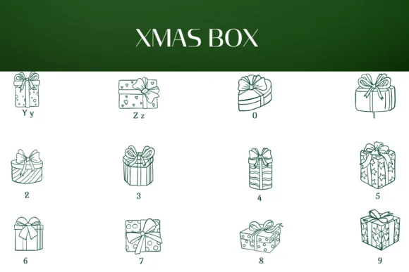 Xmas Box by Heartcraft Atelier — Dingbats Font — thumbnail 4