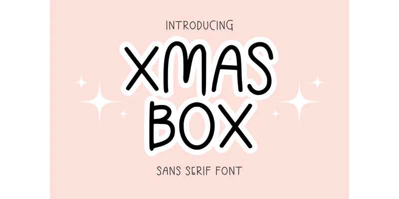 Xmas Box Font by CraftedType Studio by CraftedType Studio — Sans Serif Font