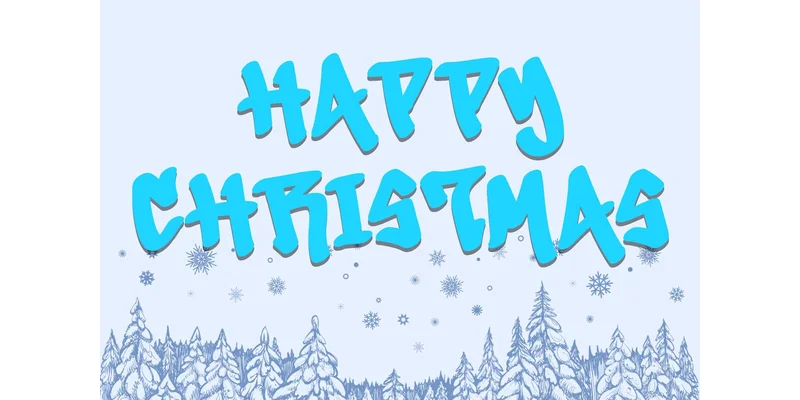 Xmas Graffiti Font by yogaletter6 by yogaletter6 — Display Font — thumbnail 3