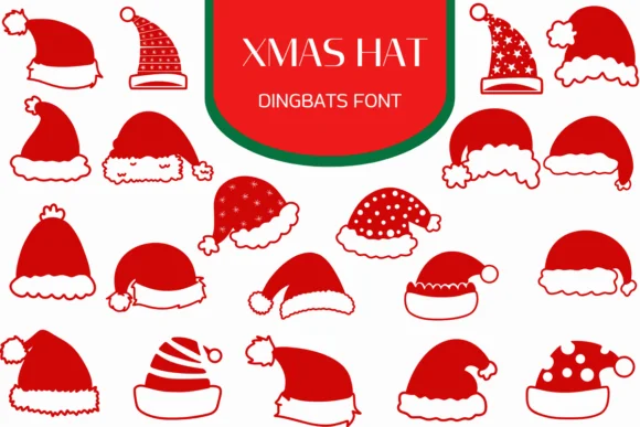Xmas Hat by Heartcraft Atelier — Dingbats Font