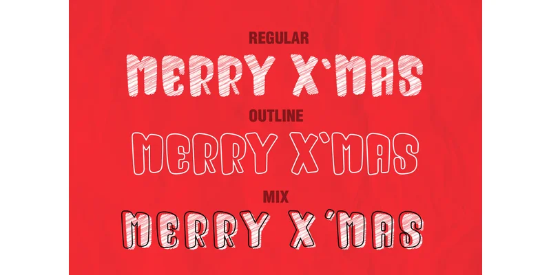 Xmas Story Font by keng graphic by keng graphic — Display Font — thumbnail 2