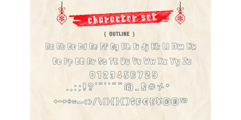 Xmas Story Font by keng graphic by keng graphic — Display Font — thumbnail 5
