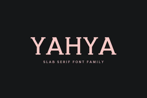 Yahya by creativetacos — Slab Serif Font