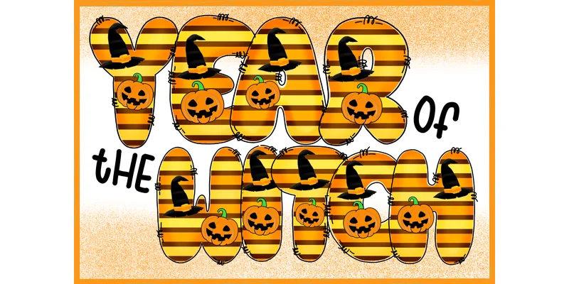 Year of the Witch Font by Itme_digitalart by Itme_digitalart — Decorative Font