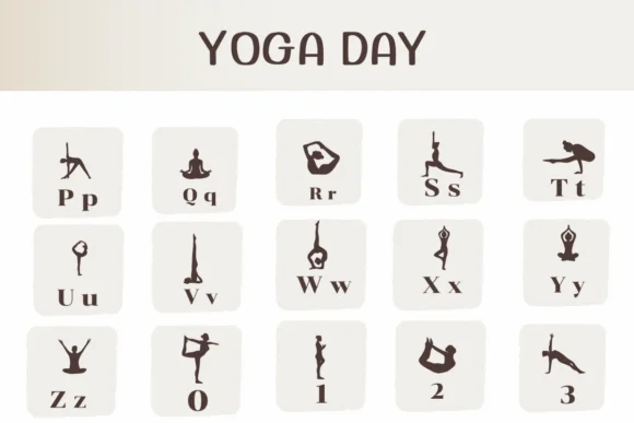 Yoga Day by Ketsarin — Dingbats Font — thumbnail 3