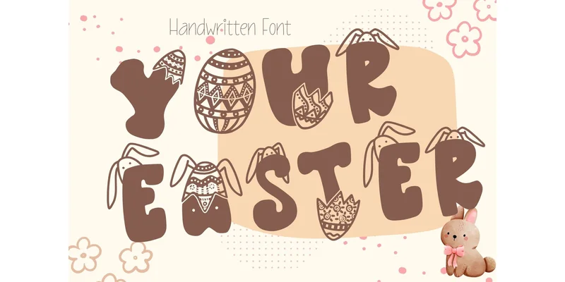 Your Easter Font by PeamCreations by PeamCreations — Decorative Font