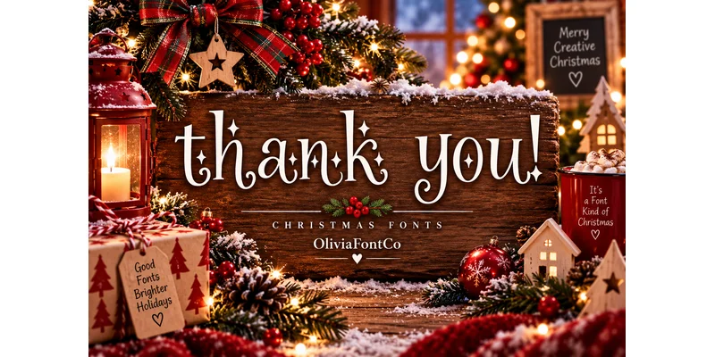 Yuletide Spark Font by OliviaFontCo by OliviaFontCo — Display Font — thumbnail 4