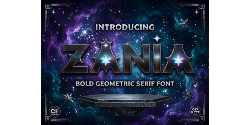 Zania Font by grifvixcolor by grifvixcolor — Display Font — thumbnail 2