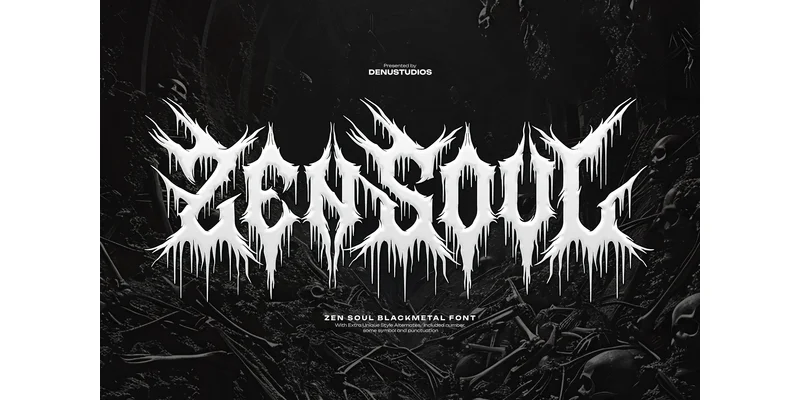 Zen Soul Font by Denustudios by Denustudios — Blackletter Font