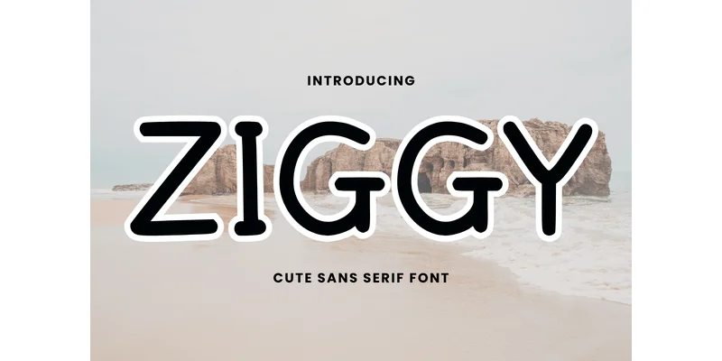 Ziggy Font by Letterayu by Letterayu — Sans Serif Font