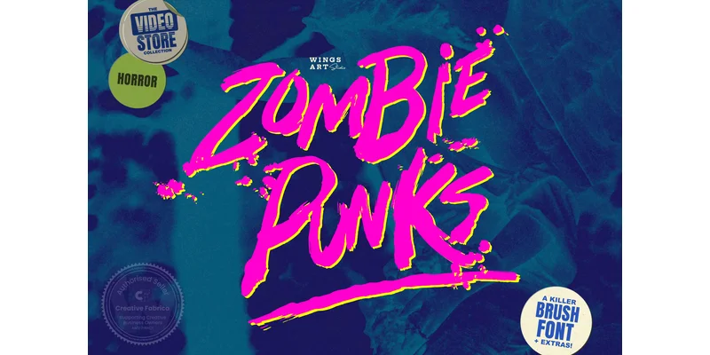 Zombie Punks Font by wingsart — Display Font
