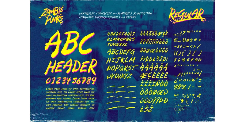 Zombie Punks Font by wingsart — Display Font — thumbnail 3