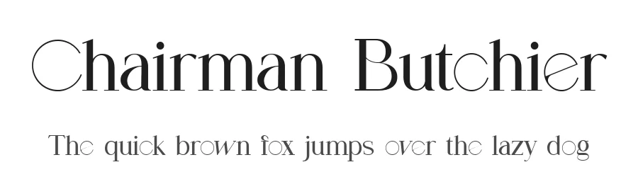 Chairman Butchier