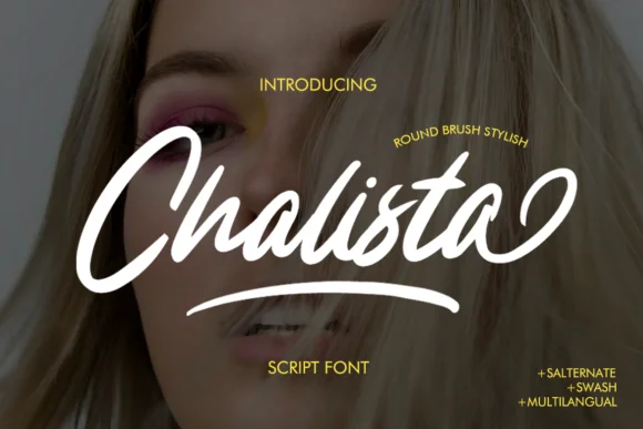 Chalista Font by Wasisme Studio β Script Handwritten Font