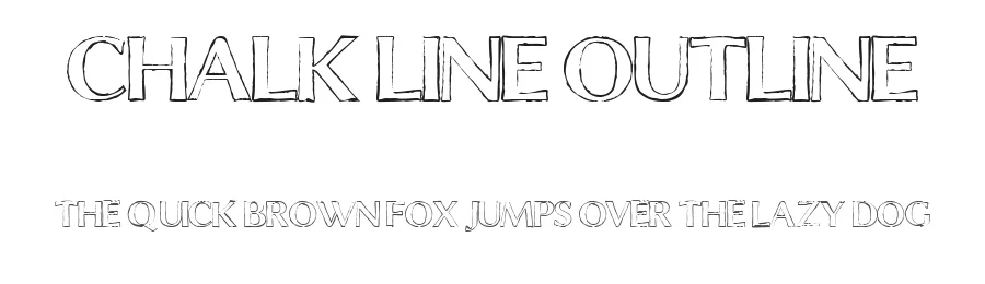 Chalk Line Outline