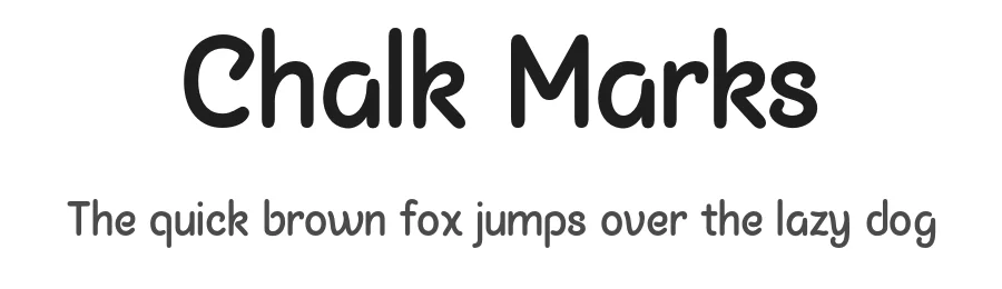 Chalk Marks by Ana — Decorative Font