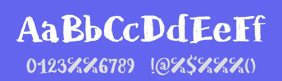 Chalkaholic by Hanoded — Decorative Font — thumbnail 3