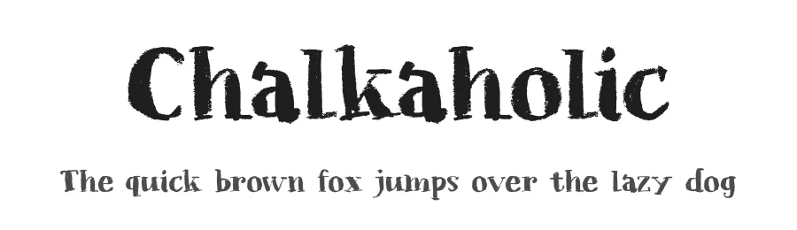Chalkaholic by Hanoded β Decorative Font