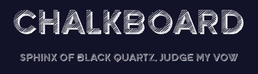 Chalkboard by Vladimir Nikolic — Sans Serif Font — thumbnail 2
