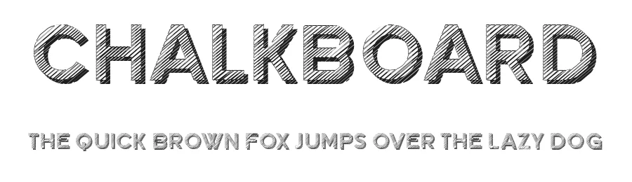 Chalkboard by Vladimir Nikolic — Sans Serif Font