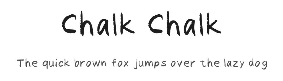 Chalk Chalk