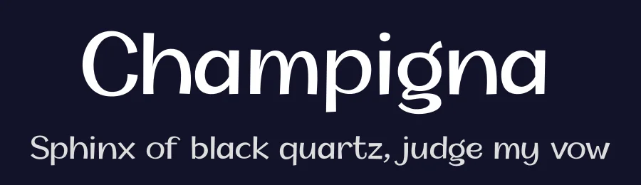 Champigna by Royaltype — Decorative Font — thumbnail 2