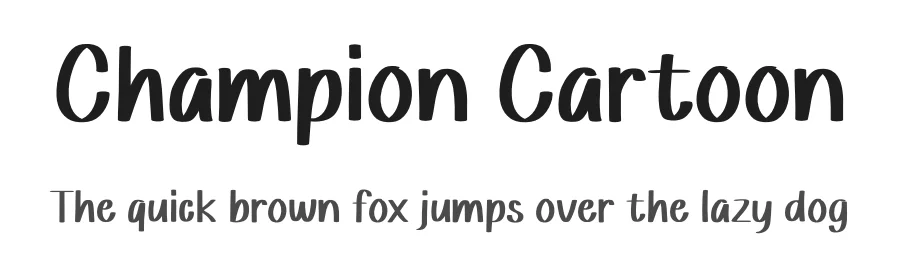 Champion Cartoon