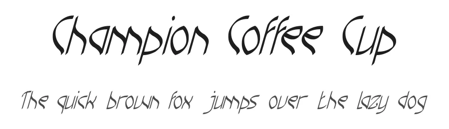 Champion Coffee Cup