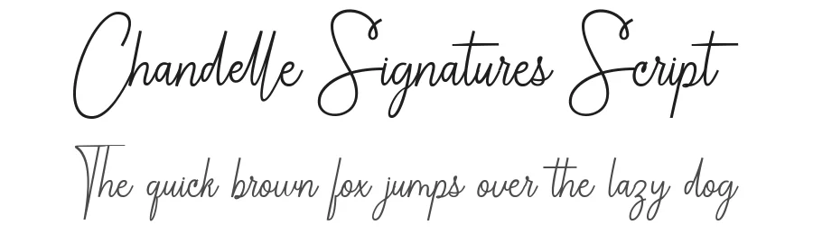 Chandelle Signatures Script