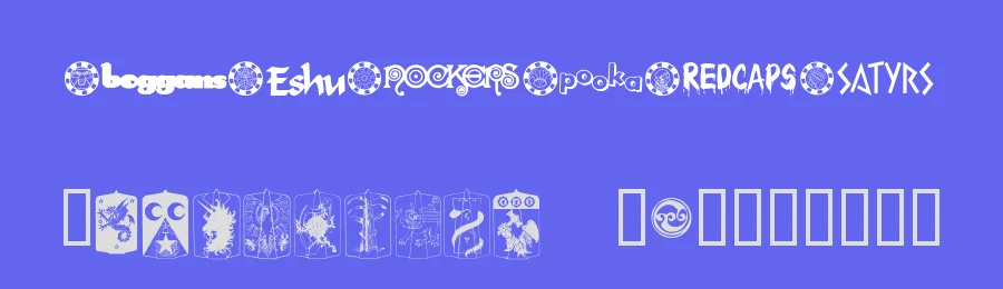 Changeling Dingbats by Furdzville — Dingbats Font — thumbnail 3