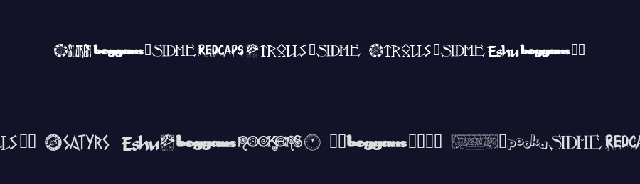 Changeling Dingbats by Furdzville — Dingbats Font — thumbnail 2