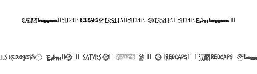 Changeling Dingbats by Furdzville — Dingbats Font
