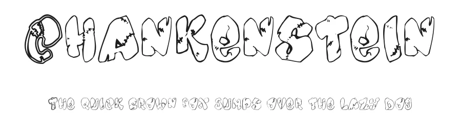 Chankenstein by Fontalicious — Decorative Font